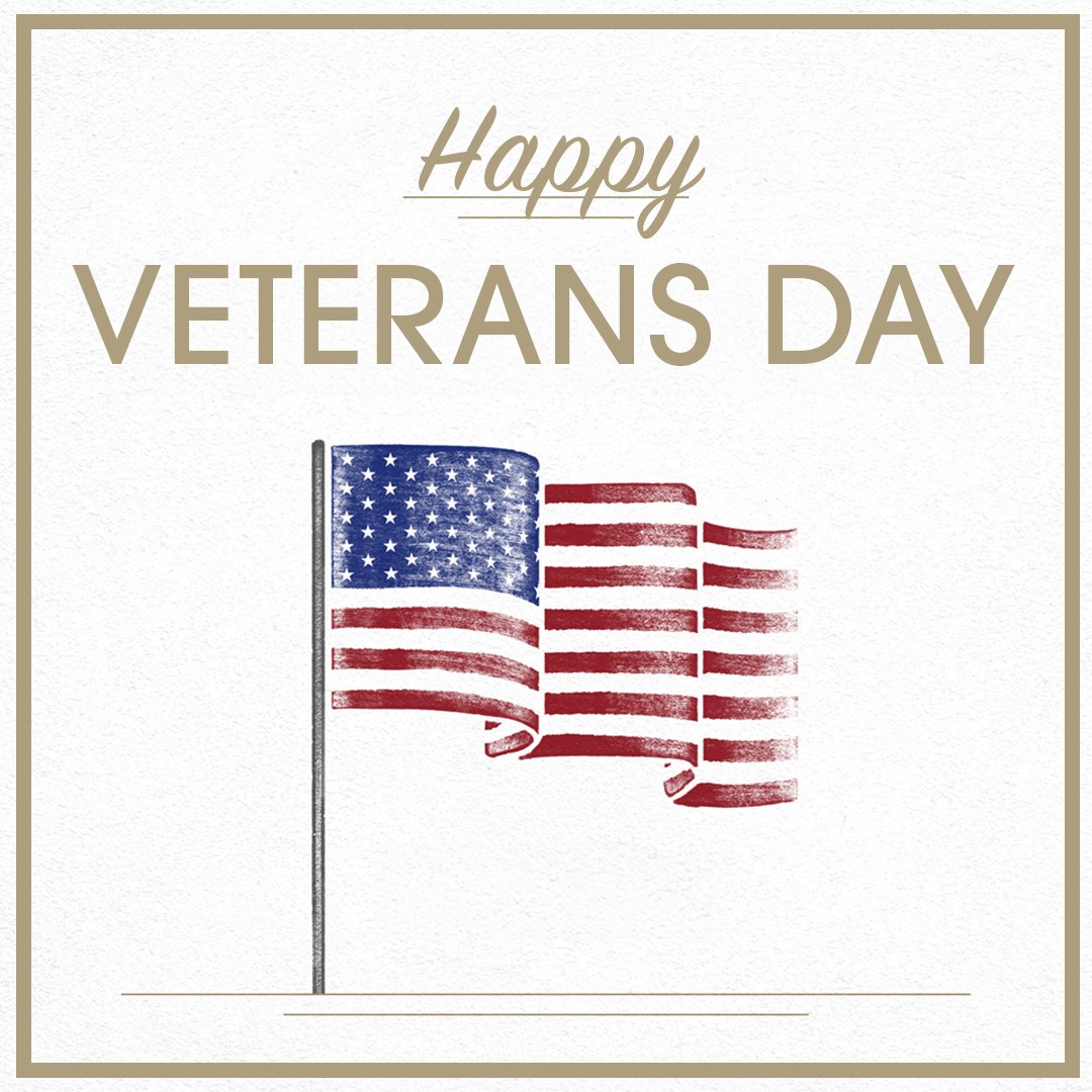 Honoring the courage and sacrifice of our veterans. Thank you to all who have served!🇺🇸 #VeteransDay