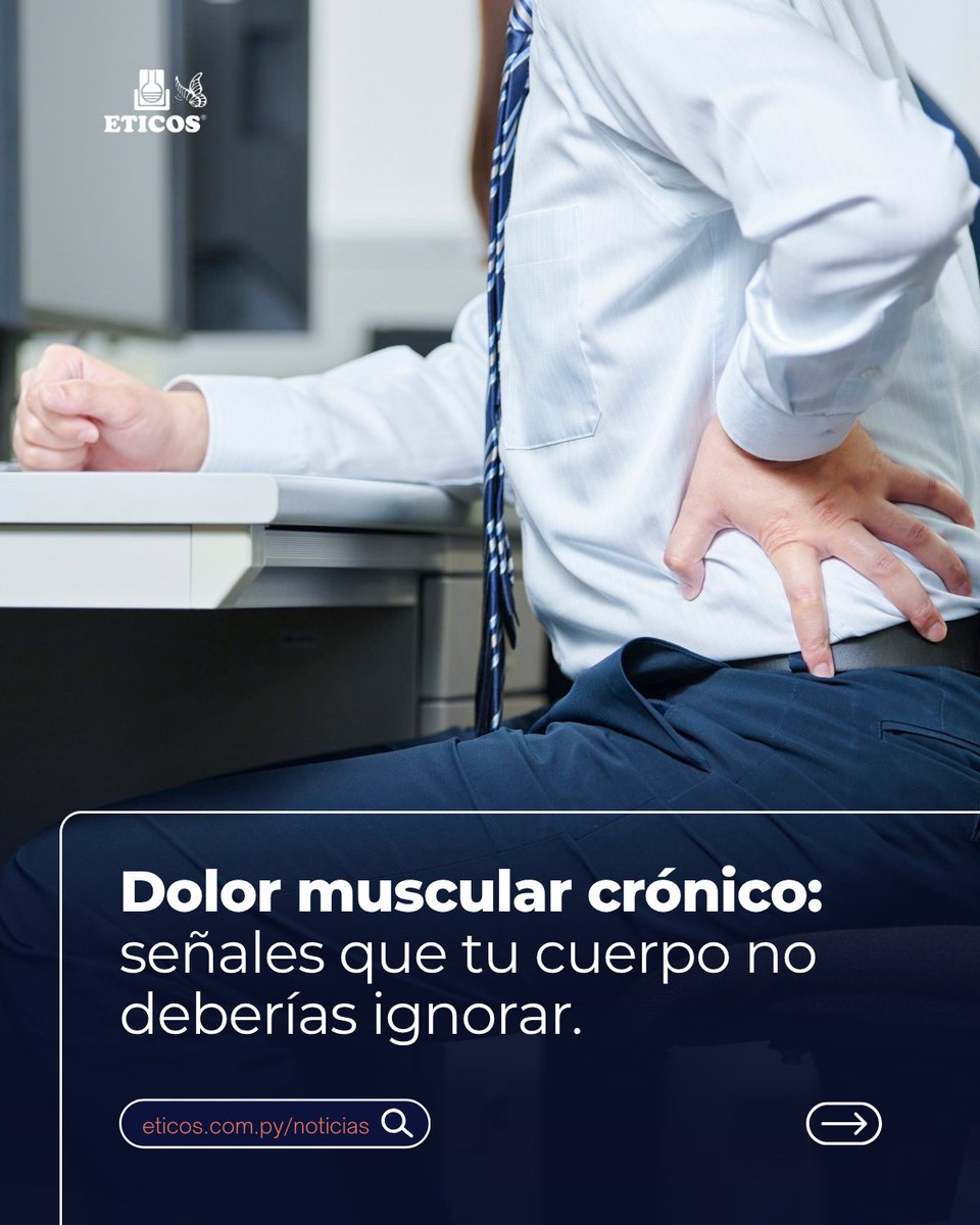 eticosparaguay's tweet photo. "Cuando el dolor muscular se vuelve persistente puede ocultar deficiencias o patologías."
🔗Continúa leyendo el blog:
https://t.co/IqrqshQdwq https://t.co/RY32NuHpTE