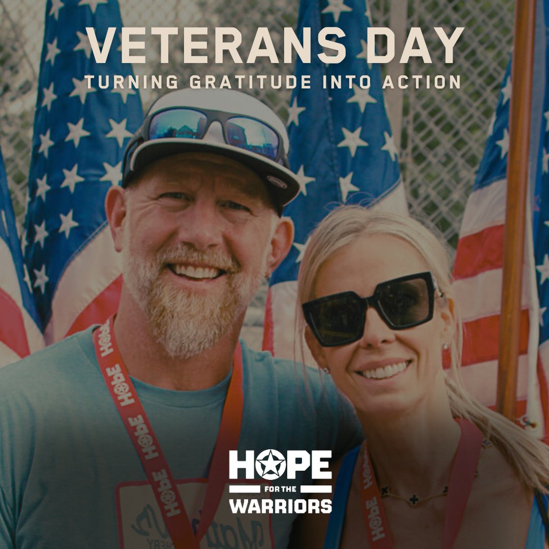 Hope4Warriors's tweet photo. Today, on Veterans Day, we come together to honor and express our deepest gratitude to the brave men and women who have selflessly served our nation. 🇺🇸 ​THANK YOU! https://t.co/BweLkDFUB7