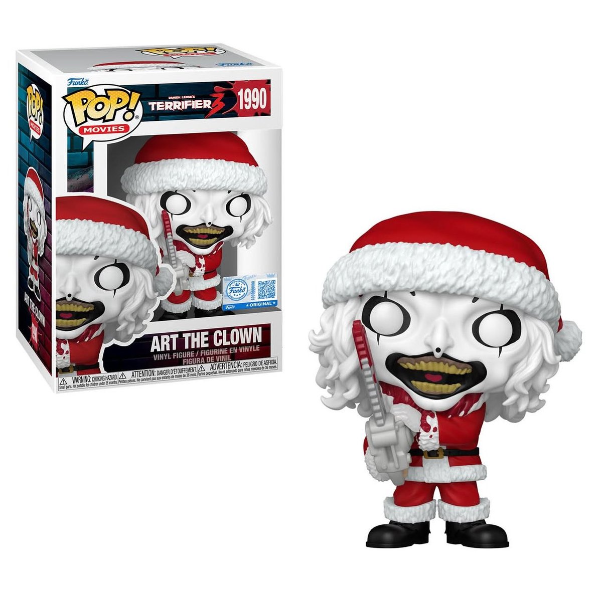 FunkoPopHunters's tweet image. First look at Funko exclusive Terrifier 3 - Art the Clown! 🎅 

#funko #arttheclown #terrifier3 

📷 @rockosiris