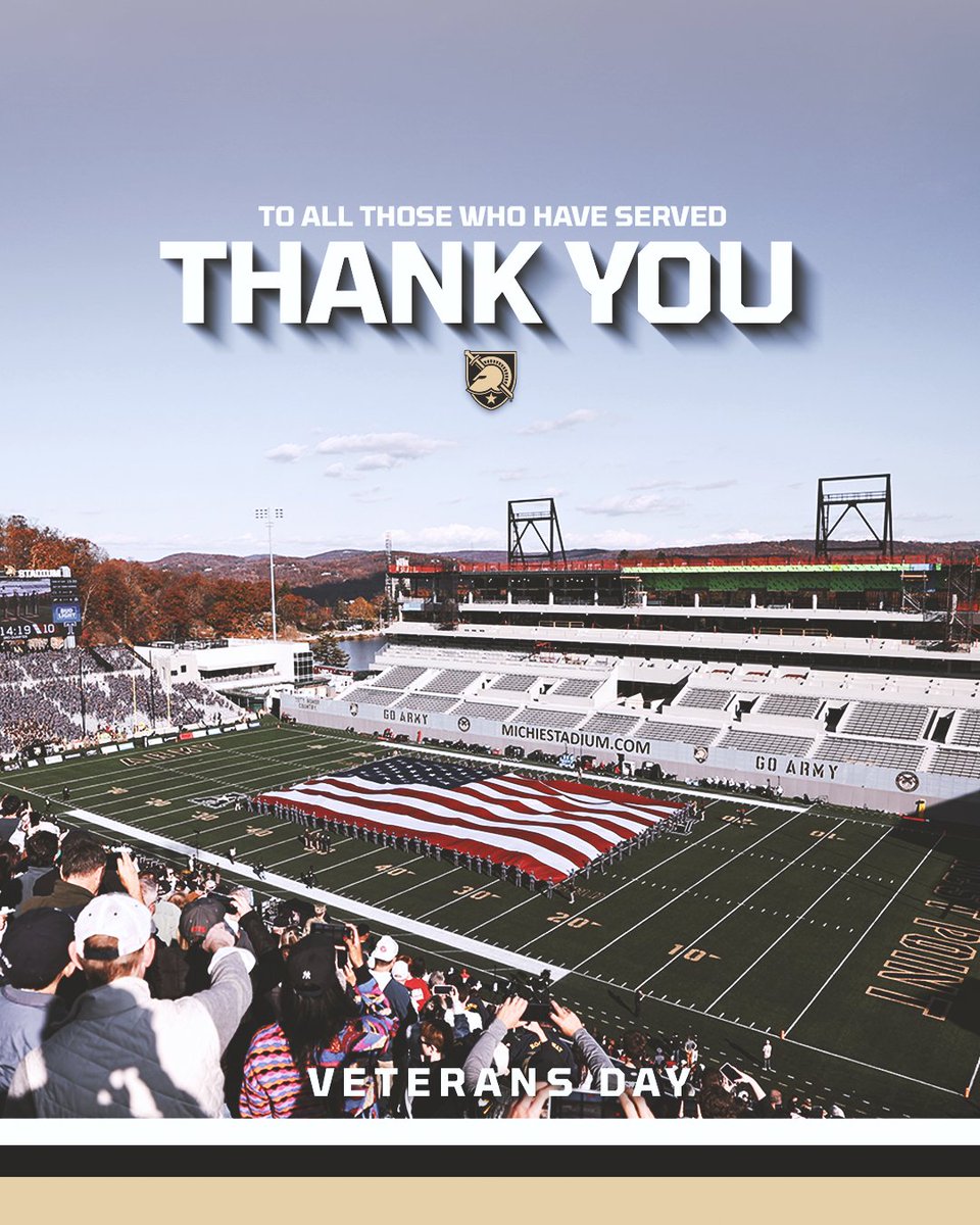 ArmyWP_Football's tweet image. We are forever grateful to all those who have served and we say Thank You for your commitment to our Nation. 🫡

#GoArmy x #VeteransDay