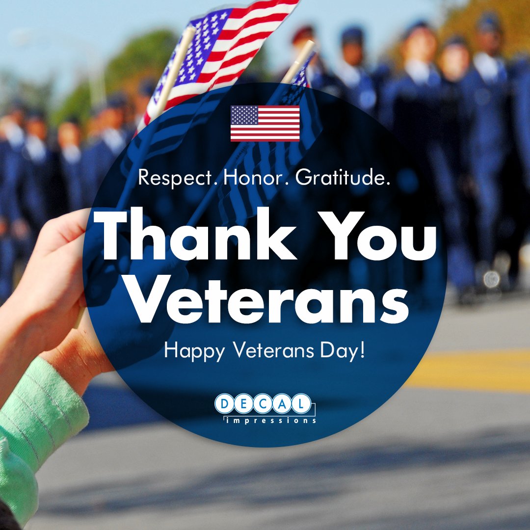 Respect. Honor. Gratitude. Today, we thank every veteran who has stood for our country. Happy Veterans Day! 🇺🇸