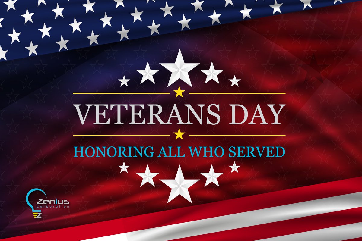 zeniuscorp's tweet photo. Veterans Day 2025 
Zenius thanks all our Veterans for their patriotism and service to our Nation. https://t.co/FSLBIErOlh