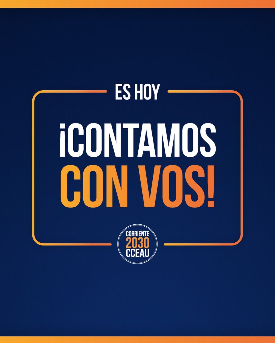 Corriente 2030 tweet media
