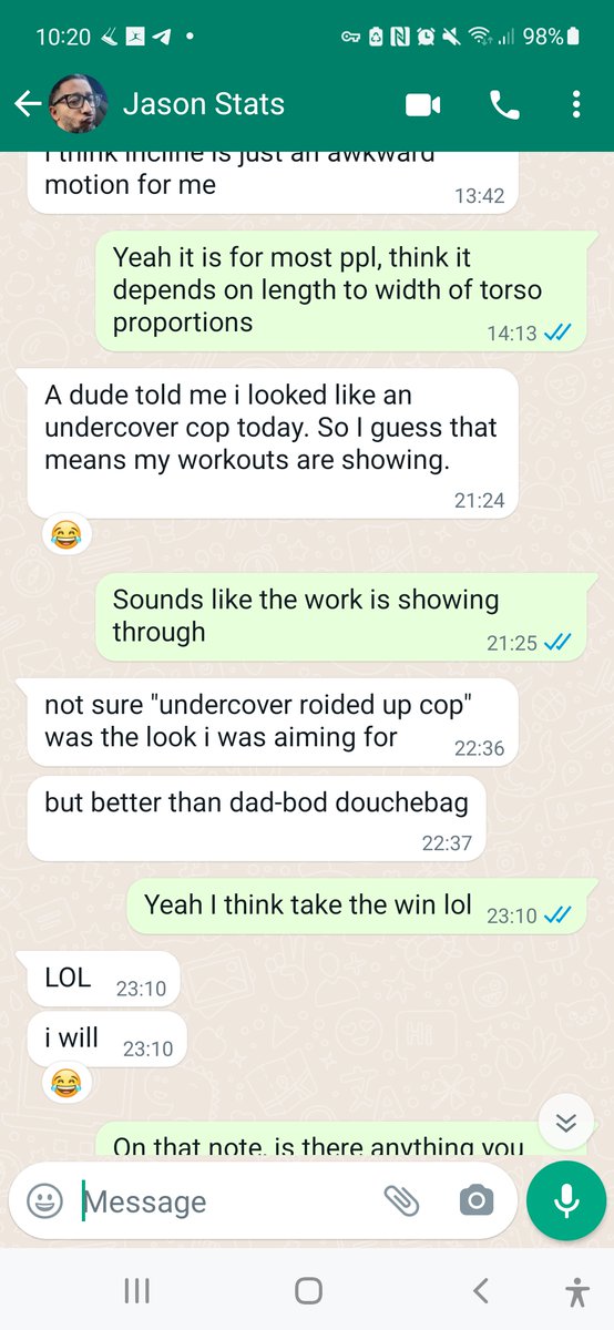 Nate_D_Stone's tweet image. With The Peak Testosterone Protocol, we get men like Jason, a late 40s, father &amp;amp; business owner performing at their peak again. 💪

✅ Visible abs
✅ Strength beyond his 20s
✅ Energy to dominate the day
✅ Looks like an undercover cop 😂

High-performance body. ⚡