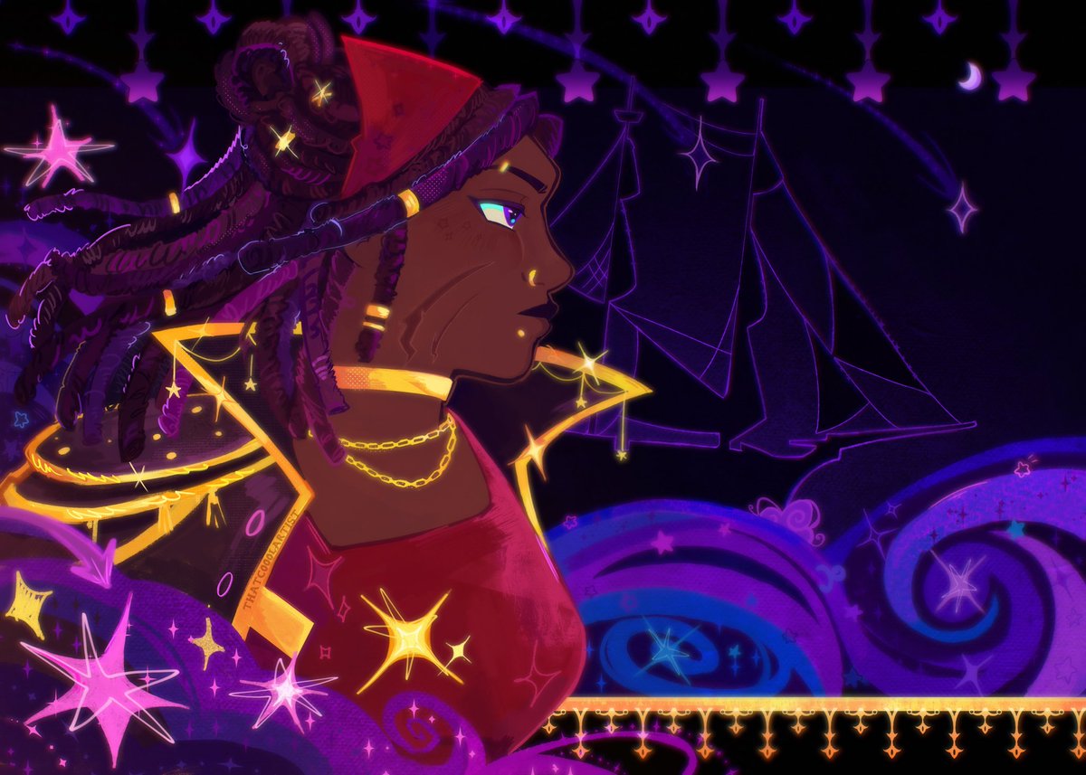thatcooolartist's tweet photo. My Captain 💜⭐️ 

#jrwifanart #jrwiriptide https://t.co/EXzseLrUJX
