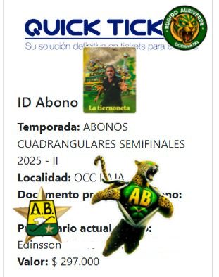 Listo papito , si es ya es ya …