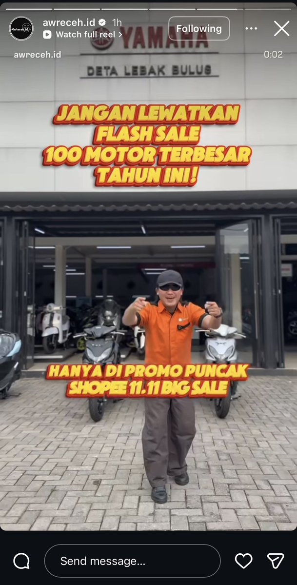 KinaSaima's tweet image. heran banget deh sama shopee, niatnya mau hemat malah dikasih kesempatan dapet motor murah gini bikin mikir dua kali deh mana harganya cuman 11rb an🙃 #FlashSale100MotordiShopee