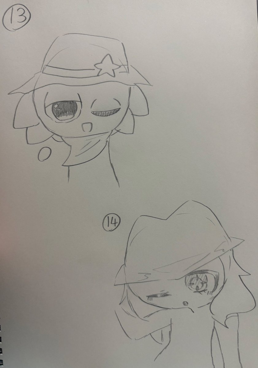 いいねした人の絵柄を真似してバレたら負け

はい今来てる14人分！！！できたよ！分かるかな？！？