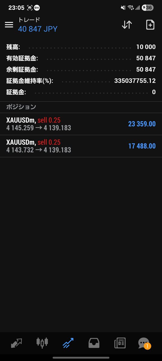 kanimiso_FX's tweet photo. お！？ https://t.co/1t9KleTEut