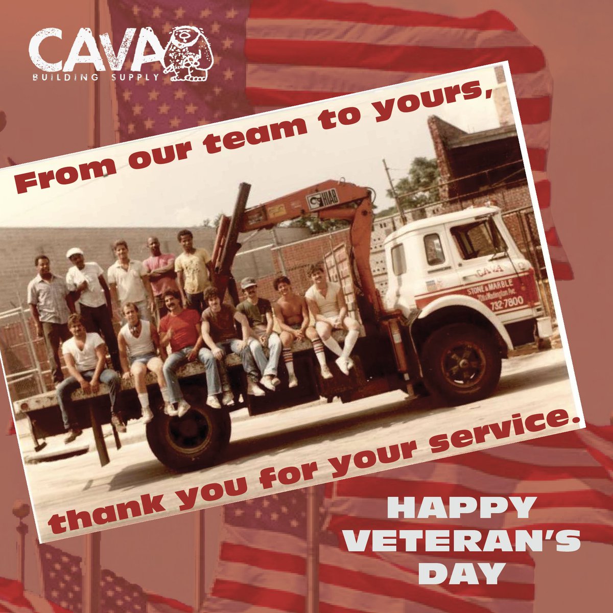 Thank you to all who have served! Your courage inspires us every day. Today, we honor the heroes who built our nation. 🇺🇸 

👉 cavabuildingsupply.com 

#CavaBuildingSupply #VeteransDay #ThankYouVeterans #ProudToServe #AmericanMade #SupportOurTroops