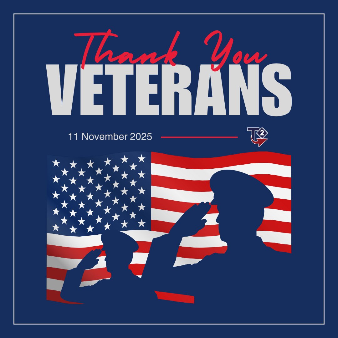 Tech2Success's tweet image. Today we honor the courage, sacrifice, and service of our nation’s veterans.
Thank you for protecting our freedoms and inspiring us with your commitment.
#VeteransDay #ThankYouVeterans #HonoringOurHeroes