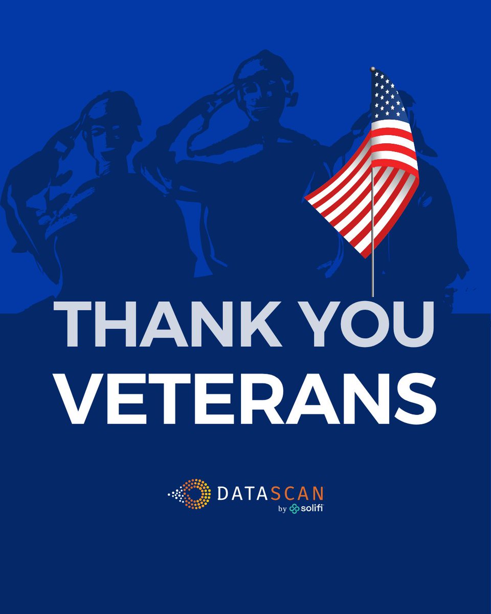 OneDataScan's tweet image. 🇺🇸 Honoring Our Heroes 🇺🇸
Today, we honor the brave men and women who have served in our armed forces. Your courage, sacrifice, and dedication to protecting our freedoms inspire us every day.
To all veterans: Thank you for your service. We are forever grateful.