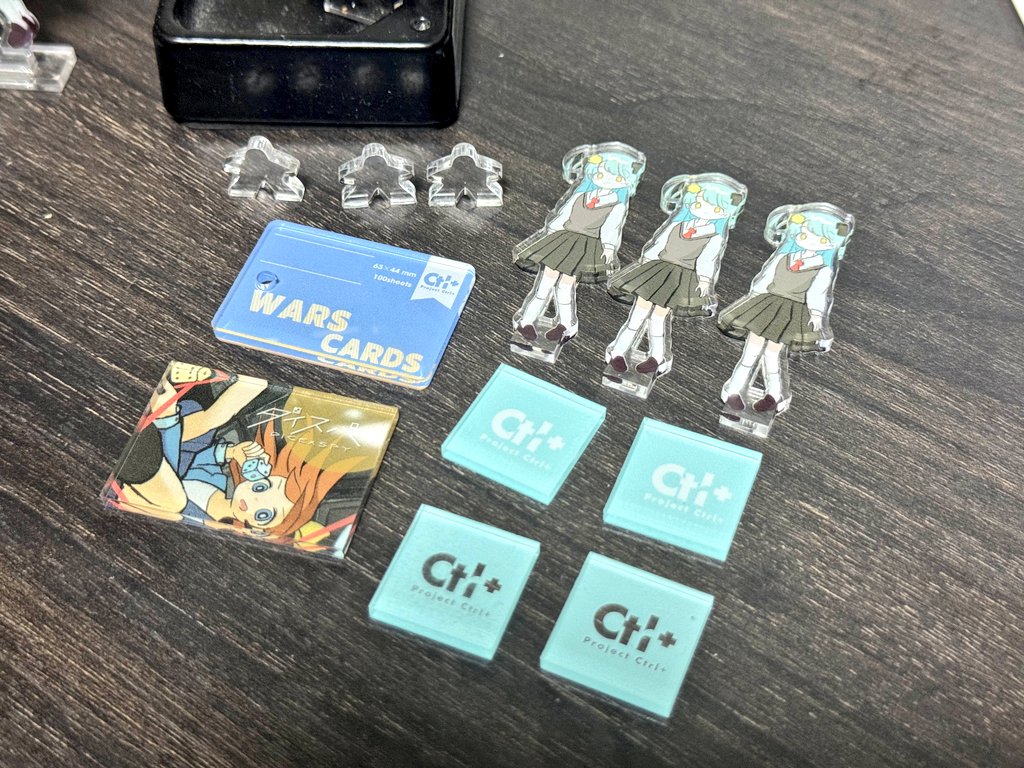 projectctrlplus's tweet image. #ゲムマ2025秋 
私のアクスタができたのだ。当日ブースに置いとくので良ければ見に来てください〜😊💕