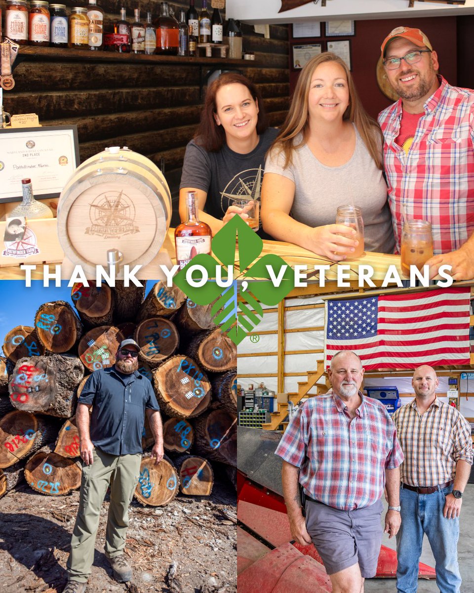 This #VeteransDay, we honor and thank the brave men and women who have served our country. We are proud to work alongside many veteran and active-duty military customers who continue to serve their communities through agriculture. 🇺🇸