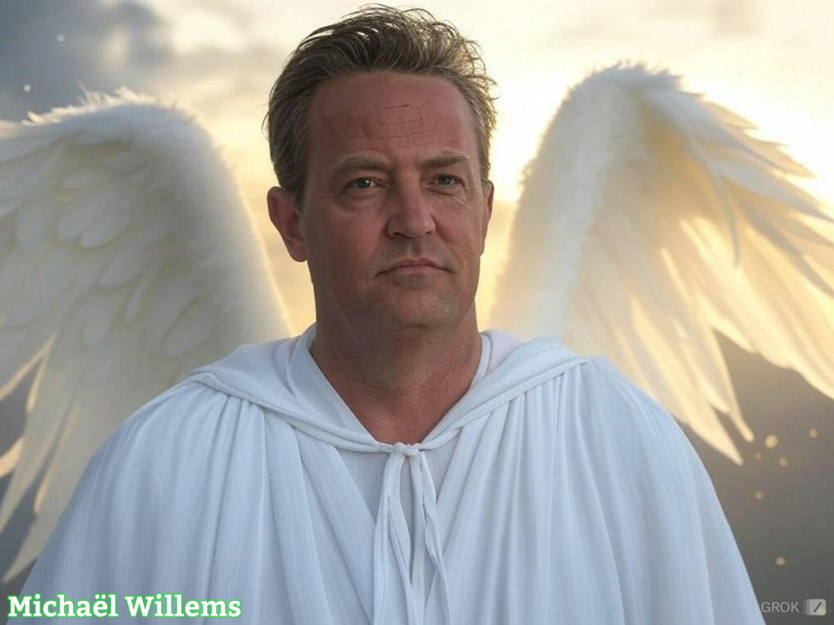MichWillems96's tweet image. Mijn AI-creaties van Matthew Perry als engel 🙂 #Friends #FriendsTVShow #MatthewPerry #ChandlerBing #creatiedoormij #aicreation #creationbyme #MichaëlWillems