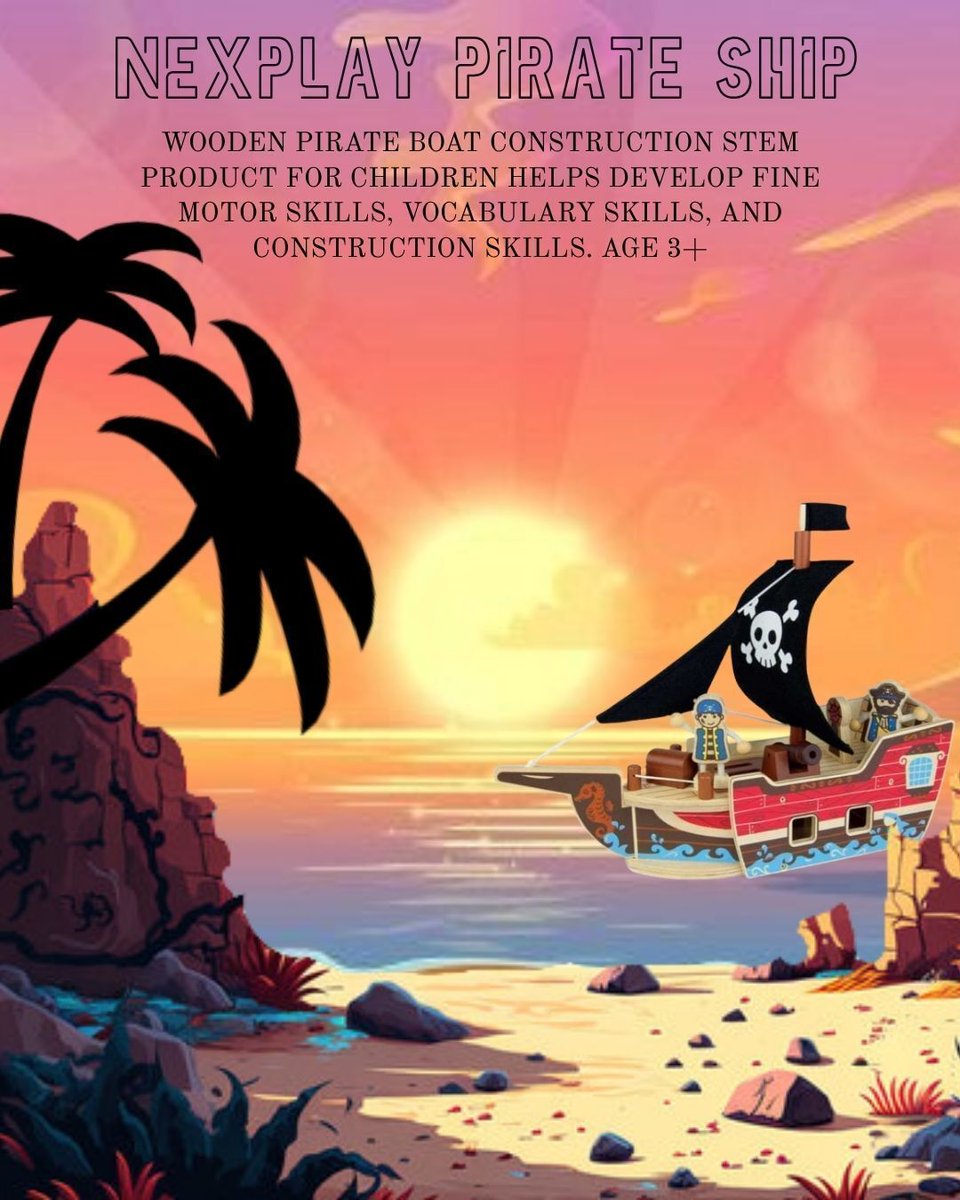 🌊 Build it. Sail it. Imagine it. 🏴☠️
The Nexplay Pirate Ship brings learning and adventure together for little builders with big imaginations! ⚓
#LearnPlayNexus #STEMLearning #CreativePlay #PirateFun