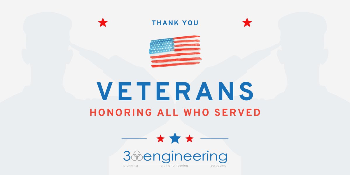 3engineering's tweet image. To all veterans: thank you for building a foundation of freedom and security for our nation. Your dedication to protecting our country inspires us every day. At 3 Engineering, we honor you today and always.

#VeteransDay #ThankYouVeterans