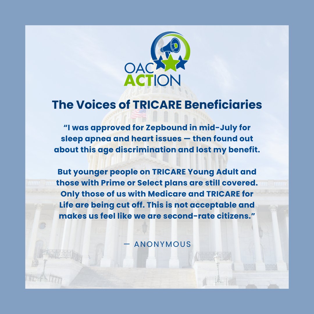 This Veterans Day, Take Action. TRICARE used to cover obesity medications to help military families stay healthy. But this year, that changed — retirees lost coverage and others now face limits on their care.

This isn’t right. Our service members and families deserve access to