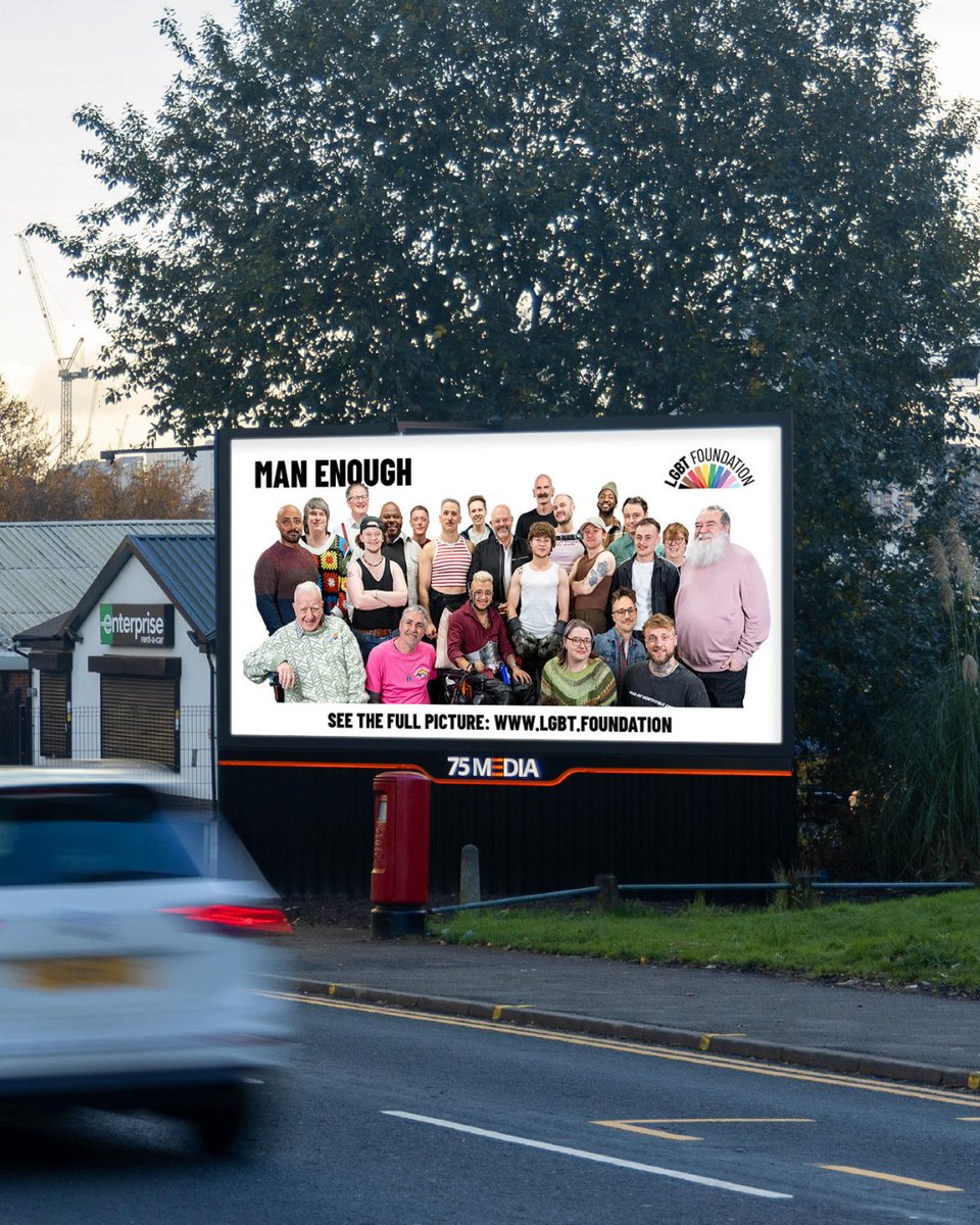 LGBTfdn's tweet photo. Our biggest campaign yet - saved and supported in our time of need 💜
Read our full statement and learn more about the campaign at https://t.co/JPj0e9GW9R 🌈
#ManEnoughToBeMe #ManEnough #LGBTFoundation #LGBTQCommunity #MasculinityRedefined #TogetherWeAreEnough https://t.co/C8koYIaold
