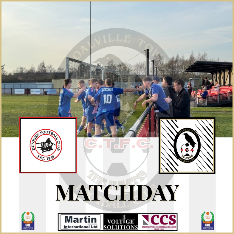 ⚫⚪ MATCHDAY ⚪⚫

The Ravens head to <a href="/Dunkirk_FC/">Dunkirk F.C</a> tonight in <a href="/utdcos/">UCL</a> Division One action at the Empire Sports Ground.

The game goes ahead after passing a midday pitch inspection.

Let’s keep the unbeaten run going!

🏆 UCL Division One
🕢 7:45pm KO | 📍 NG7 2PW

#UpTheRavens