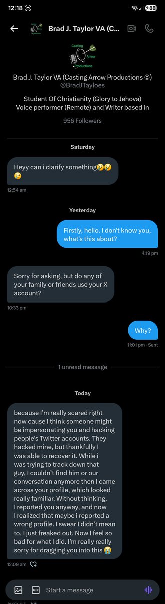 Oh wow, my first time of someone trying to hack/scam me. Nice try but no dice mate. Make sure to keep an eye out for scammers peeps.😁