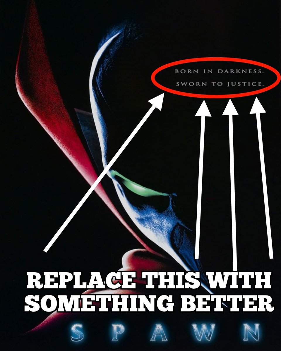 Spawn's tagline is atrocious and we know you guys can create one that is better. 

Best ones will be read on the upcoming episode with a shout-out for your account too.

So make us proud and fix this! 

#Spawn