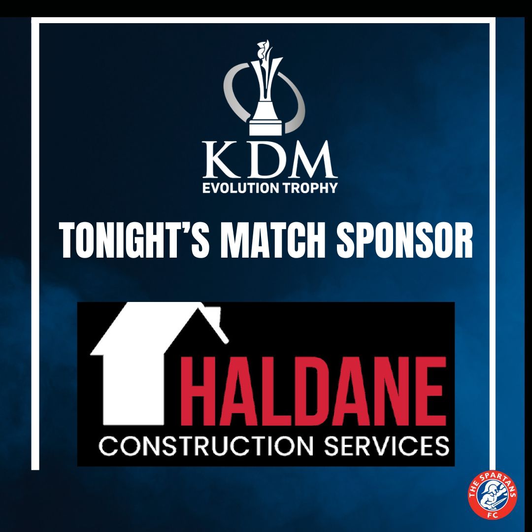 A warm welcome to the Vanloq Community Stadium tonight to our Match Sponsor <a href="/HaldaneConst/">Haldane Construction</a> 🏠