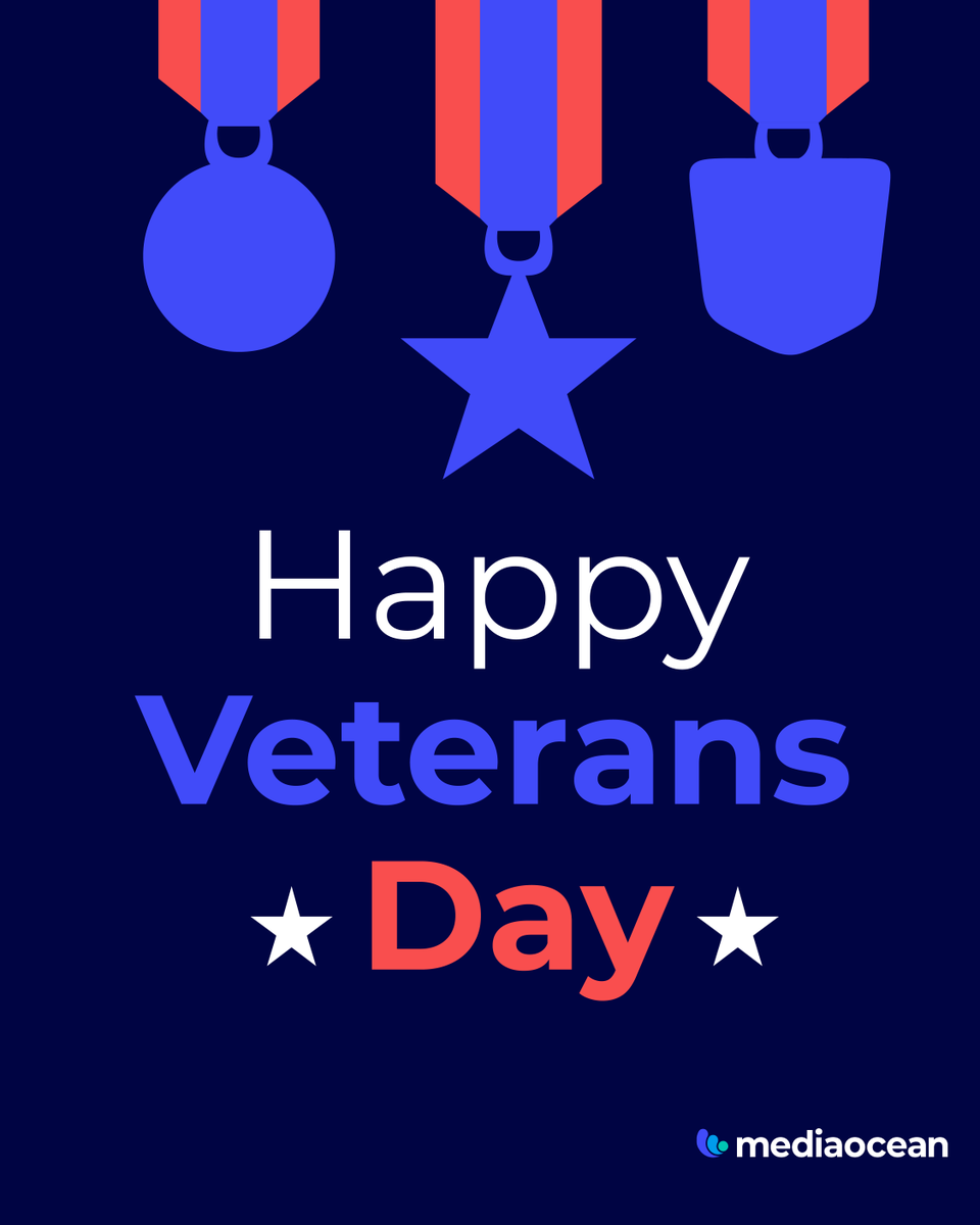 Today, we honor and thank all who have served. 🇺🇸

We’re proud to recognize the courage and dedication of veterans within our team and across the community. Thank you for all you do!
#VeteransDay #TeamMediaocean