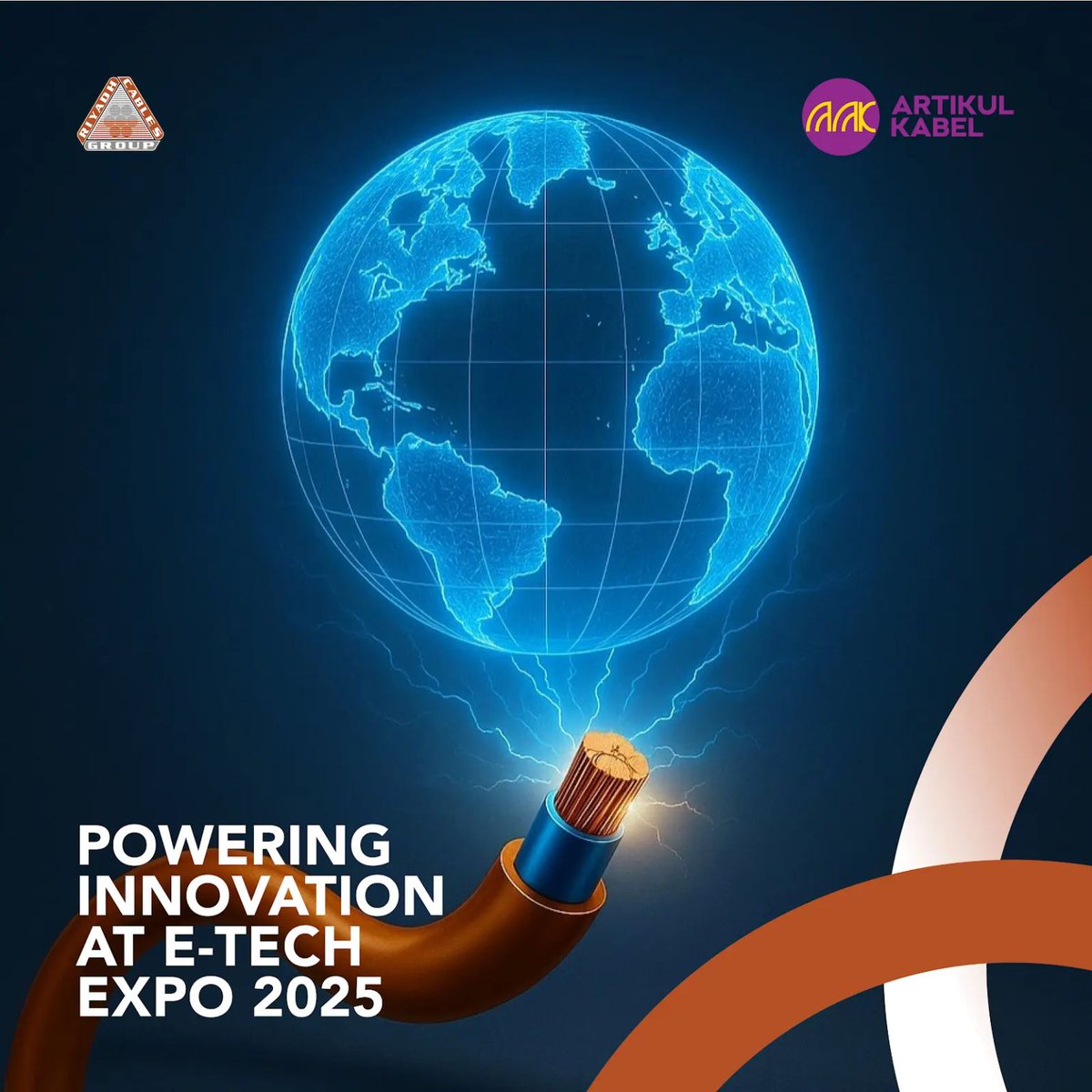 تفخر مجموعة كابلات الرياض بمشاركتها الأولى في معرض E-Tech Expo الرابع، المعرض الدولي للإلكترونيات والتقنيات الكهربائية وتقنيات الابتكار، والمقام في أوزبكستان – طشقند، مركز UzExpo خلال الفترة من 11 إلى 13 نوفمبر 2025.

تأتي هذه المشاركة بعد استحواذنا الأخير على شركة Artikul Kabel