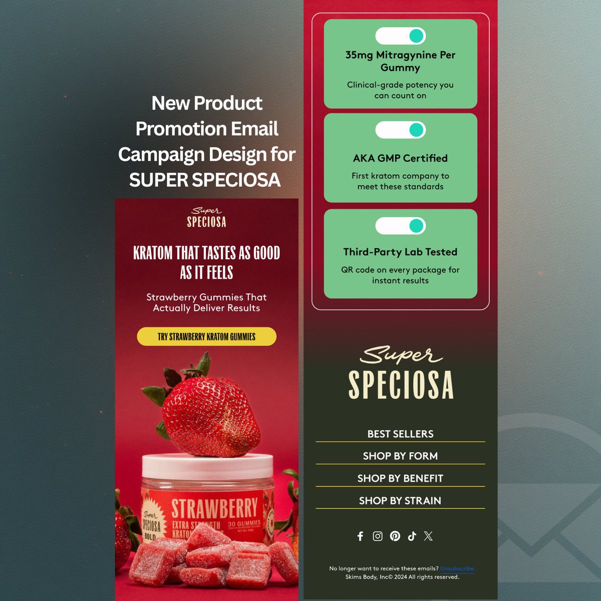 moinzisun113's tweet image. New Product Promotion Email Campaign Design for SUPER SPECIOSA