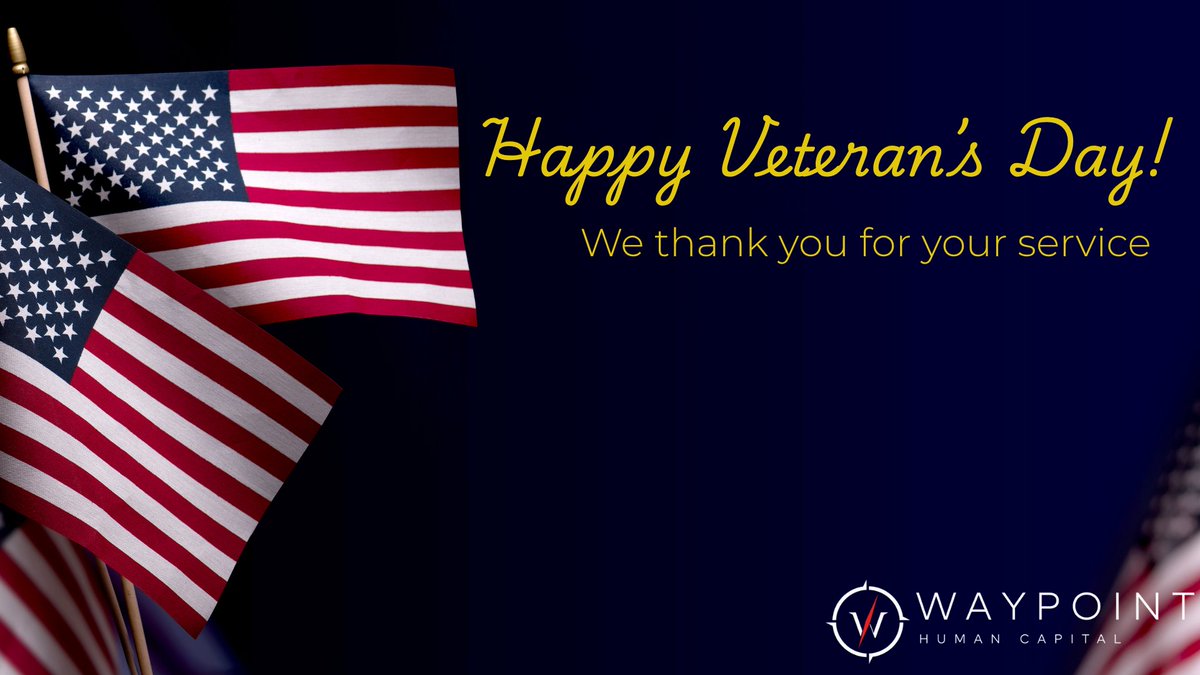WaypointHC's tweet image. We extend our gratitude to the men &amp;amp; women who have worn our nation’s uniform. Your service, sacrifice, &amp;amp; unwavering commitment to defending freedom embody the very best of America.
At Waypoint, we are proud to honor you !
#VeteransDay #ThankYouVeterans   #MilitaryCommunity