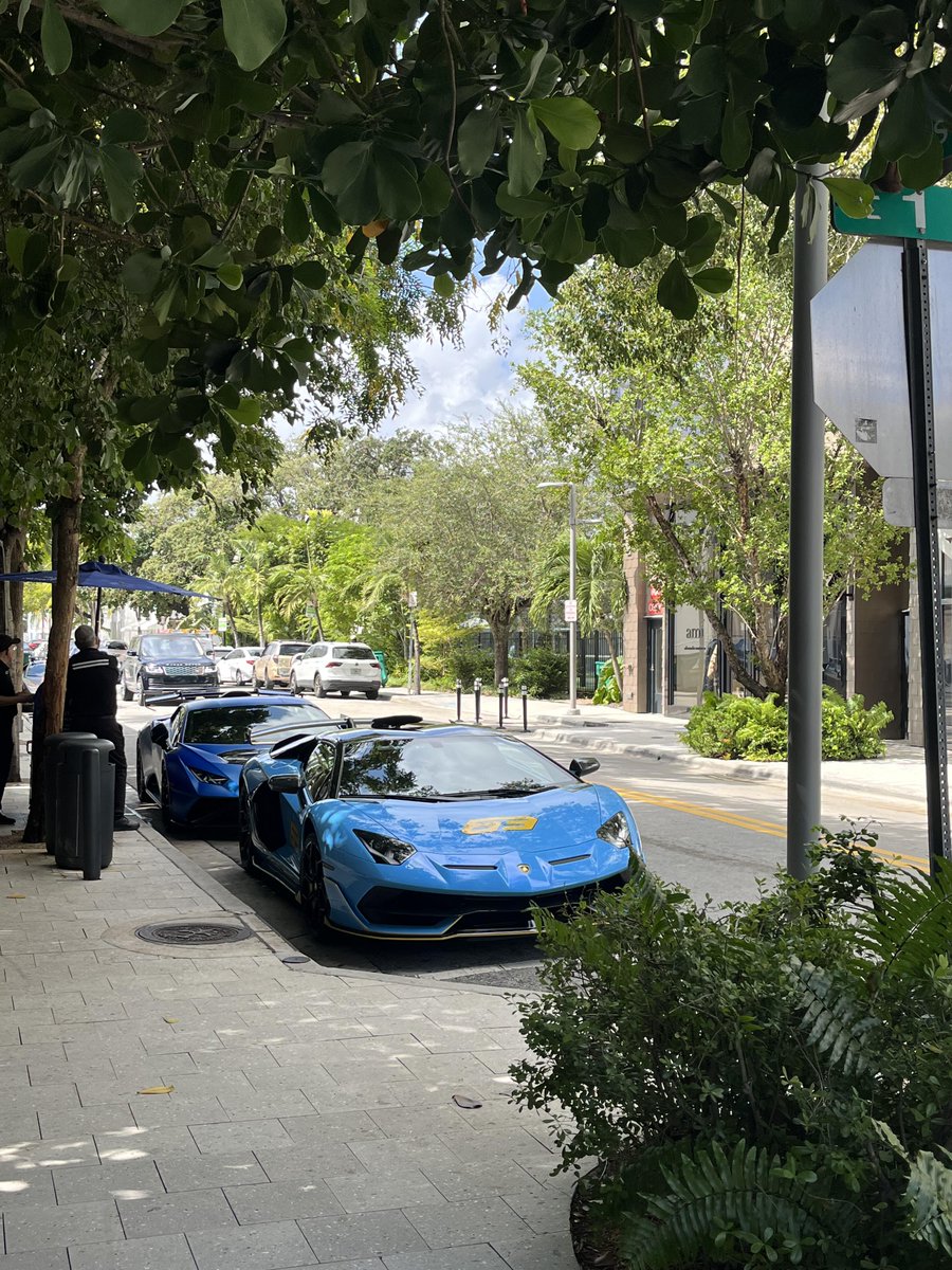 JosyeRamon's tweet photo. Caught this beast in Miami: Aventador SVJ shining under the palms!  Who's ready for a drive? #Lamborghini #MiamiVibes #SupercarLife https://t.co/QK8pwAq0Xg