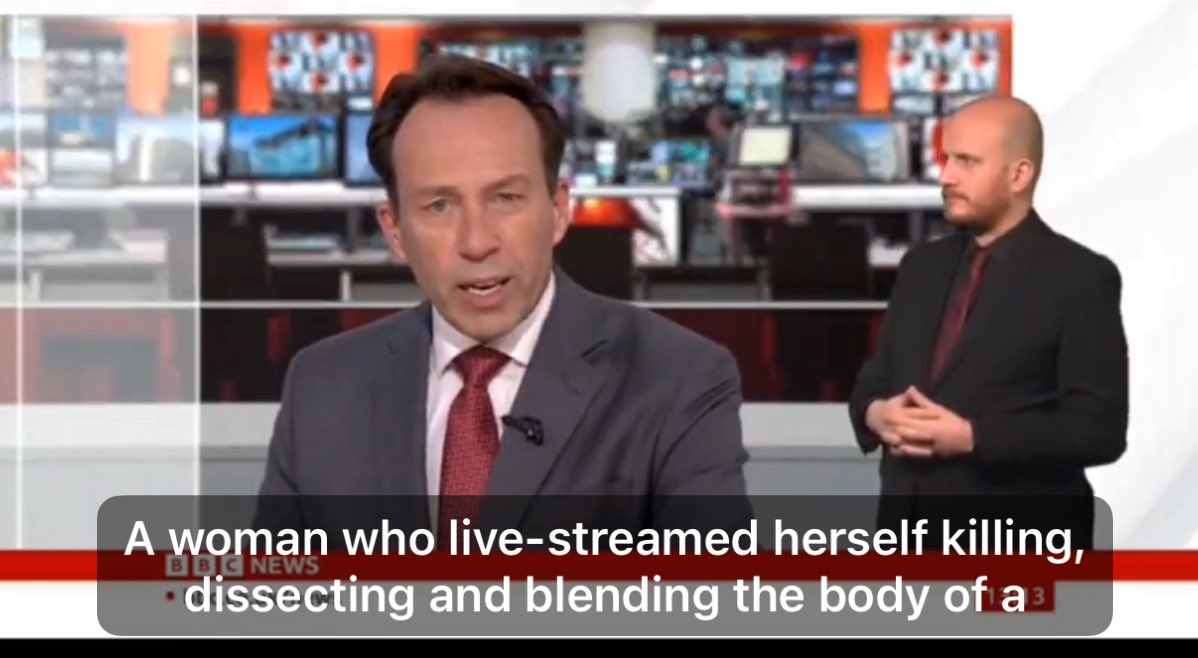 <a href="/adamboultonTABB/">Adam Boulton</a> Is this impartial Adam? This report was broadcast on national tv and was referred to in Prescott’s memo. <a href="/BenBrownBBC/">Ben Brown</a> and <a href="/BBCDkennedy/">Duncan Kennedy</a> both referred to a male murderer as female. There are no guidelines telling journalists to do this - it was a personal choice made by both men.