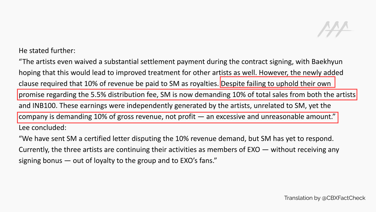 CBXFactCheck's tweet photo. We tried to clear up some misleading info that has circulated about CBX; a thread:
1️⃣ 10% fee
2️⃣ Settlement data 
3️⃣ Subsidiary
4️⃣ INB100 CEO
5️⃣ Kakao
6️⃣ 6 losses
A full translation of CBX's side "emergency press" [10June'24] is attached here:
🧷https://t.co/Lc4WAVHcX2 https://t.co/0KbEyG0QHk