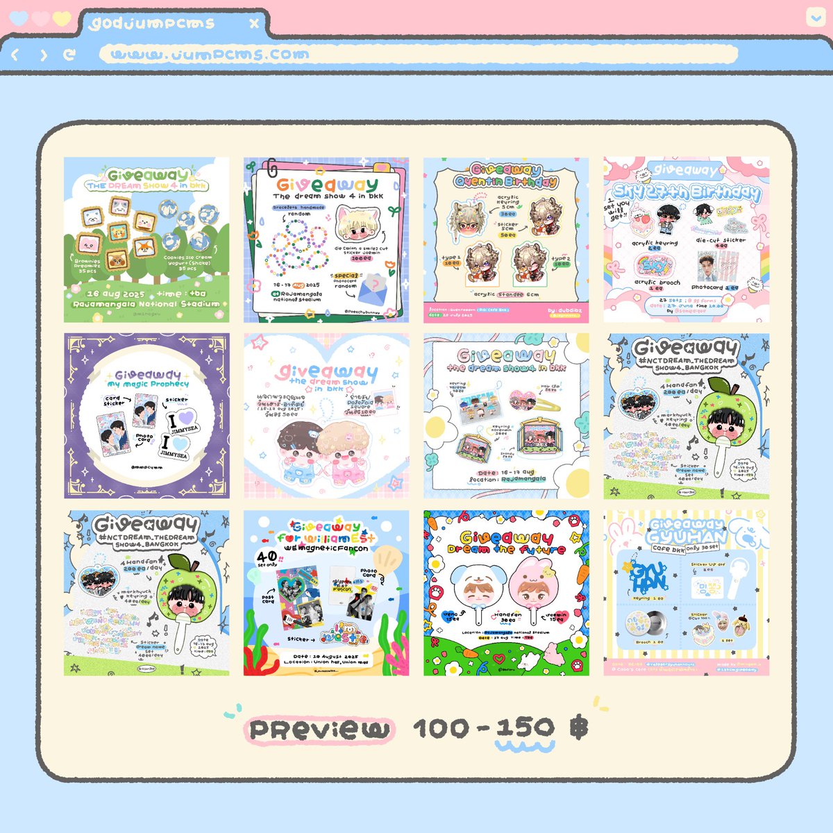 godjumpcms's tweet photo. ⓘ⠀pls kindly rt 

╸ ⠀jum( p ) ⠀cms open ♡̶⠀𓈒
เช็คคิวและดูผลงานที่ลิ้งค์ ✦

https://t.co/e12Yb76Gr0

⬇️ รายละเอียดเพิ่มเติมที่เธรดข้างล่าง ♡♡𓈒𓈒

#รับออกแบบ #รับออกแบบgiveaway #commissionTH #รับออกแบบของแจก https://t.co/jM33UZMlW2