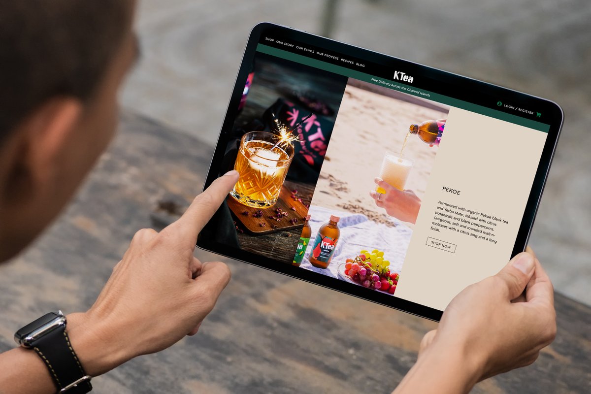 PremDigitalWeb's tweet image. New KTea Kombucha e-commerce site now live! 🍹 Selling premium kombucha across the Channel Islands: kteakombucha.com Need a high-performing website for your business? premierdigital.net #InvernessWebDesigners #Kombucha #ChannelIslands #WebDesign #Ecommerce
