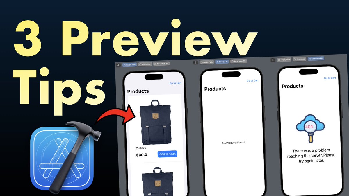 swiftandtips's tweet image. 3 tips to instantly improve your Swift Previews workflow 👇🏻

swiftandtips.com/three-tips-to-…
