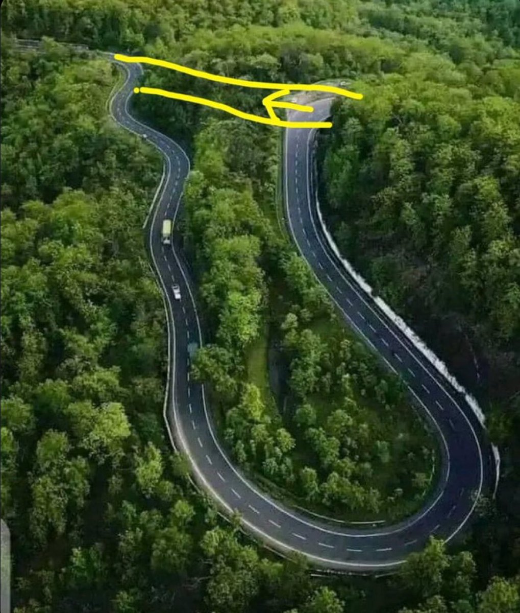 Why don’t they just build the road straight directly instead of wasting so much space and resources??????