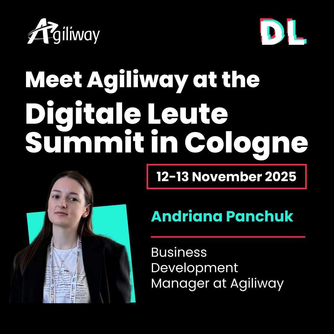 We are attending the Digital Leute Summit in Cologne, Germany! If you’re curious about how AI can take your business or projects to the next level, reach out to Andriana Panchuk (linkedin.com/in/andrianapan…) at the summit.
See you at #DLSummit25!