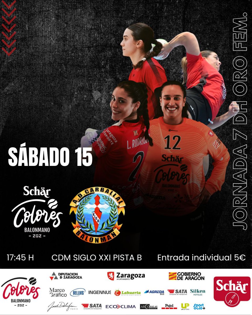 Nos jugamos mucho este sábado a las 17:45 en la Pista B del Siglo XXI. Dos puntos en juego con gran importancia ante un rival directo como es <a href="/ADCarballal1977/">AD Carballal Oficial</a>. ¡No nos falles!

ℹ️ Entrada: 5 €
ℹ️ Menores de 18 años y Jugadoras/es del club: Gratis