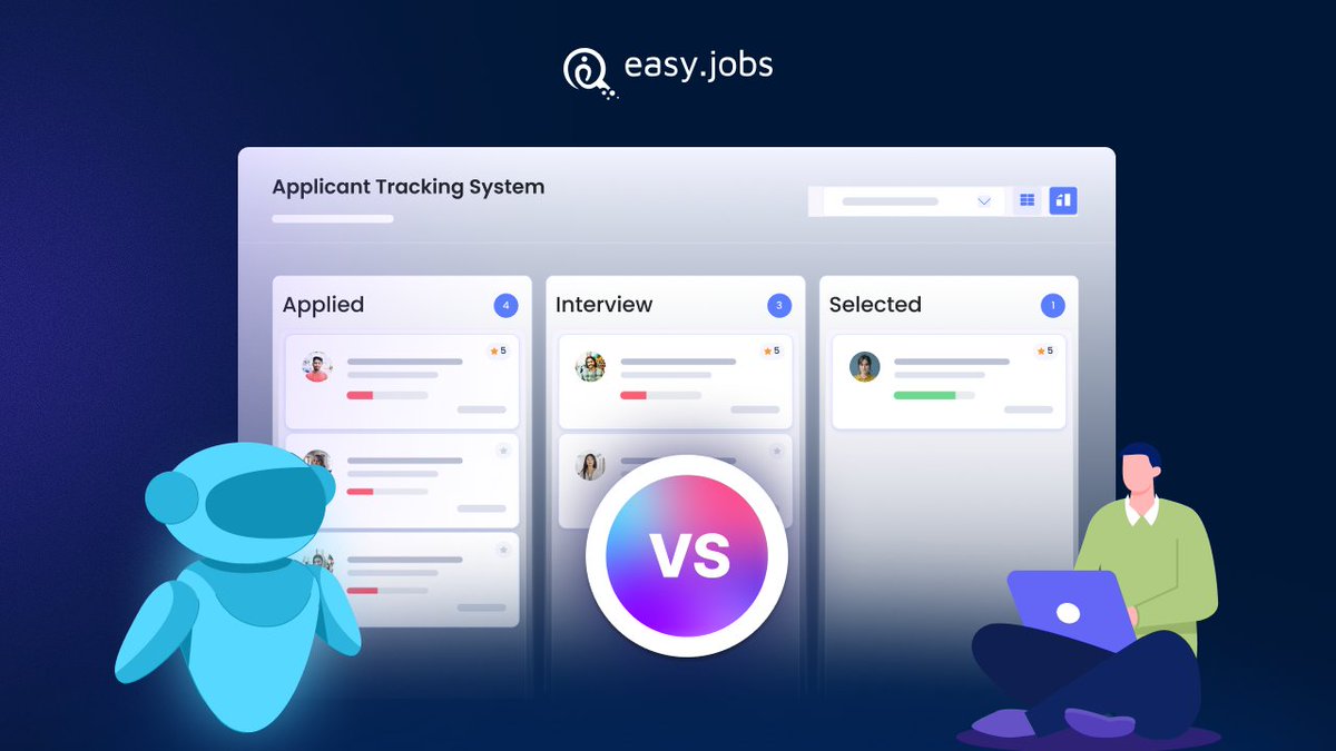 GoEasyJobs's tweet image. Traditional ATS = Filing Cabinet 📁
AI-Powered ATS = Smart Co-Pilot 🤖

Discover how Recruitment Automation &amp;amp; Intelligent Candidate Matching are redefining hiring speed, accuracy &amp;amp; fairness. Read now 👇

easy.jobs/blog/ai-powere…

#RecruitmentATS #AIHiring