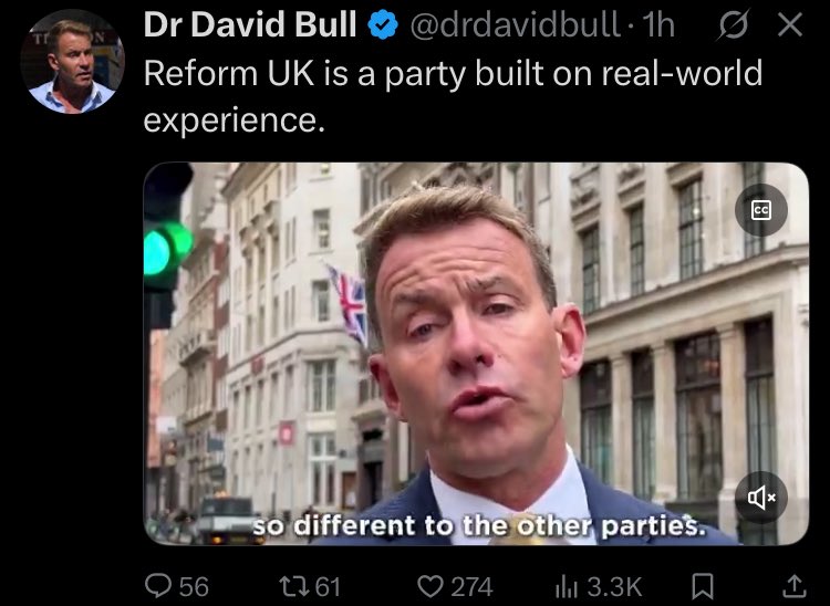 “Real-won experience” Both of Farage’s business ventures went bust, the second, Farage Limited, owing HMRC over £100,000.