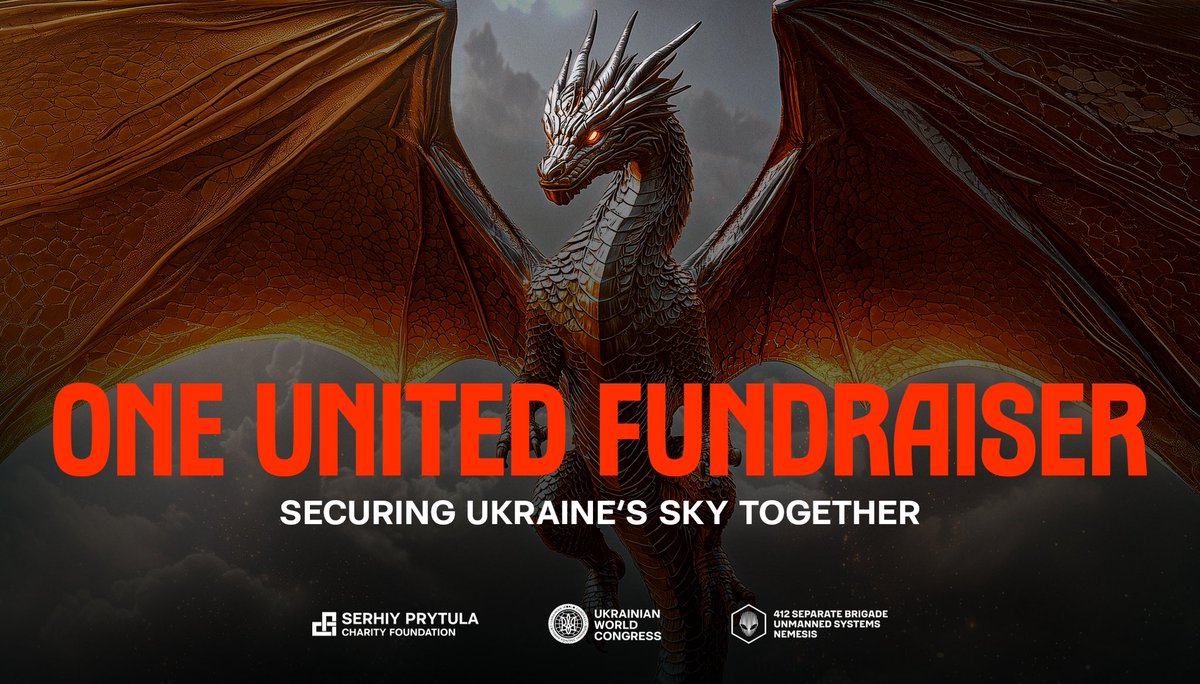 This day has come — we are securing the Ukrainian sky together.

Our foundation, in partnership with the NEMESIS Brigade — one of the most effective units at detecting and destroying Shaheds — and the Ukrainian World Congress, has launched the “One United” fundraiser.

This