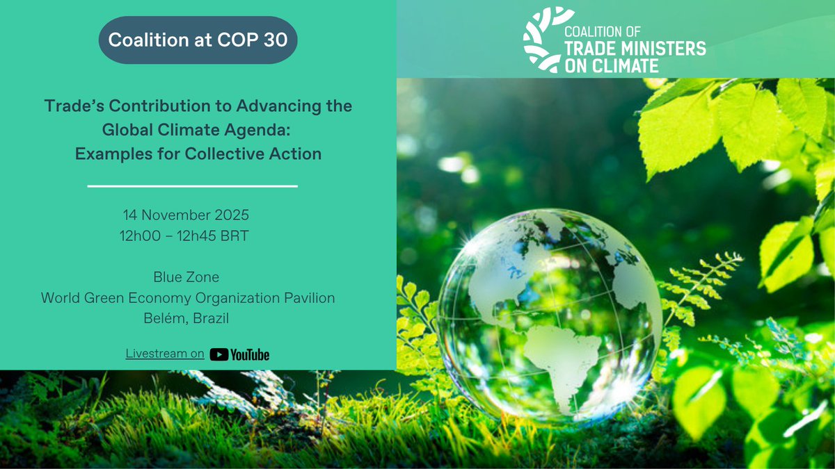 Coalition of Trade Ministers on Climate tweet media