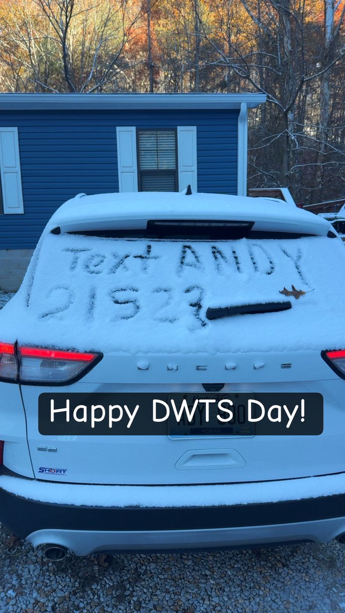 Casually cleaning off the car #DWTS <a href="/officialdwts/">Dancing with the Stars #DWTS</a>