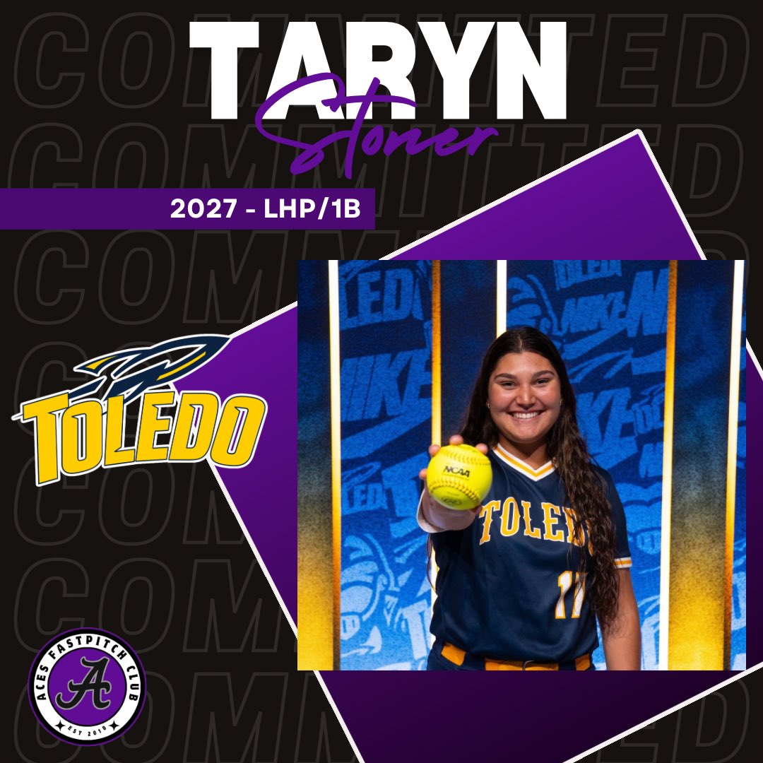 Aces_SoftballKC's tweet image. Big congratulations to @StonerTaryn and her parents on her commitment to @ToledoSoftball ! Crafty lefty, great work ethic and good teammate! Getting a good one!

#trusttheprocess #setthestandard #DBA