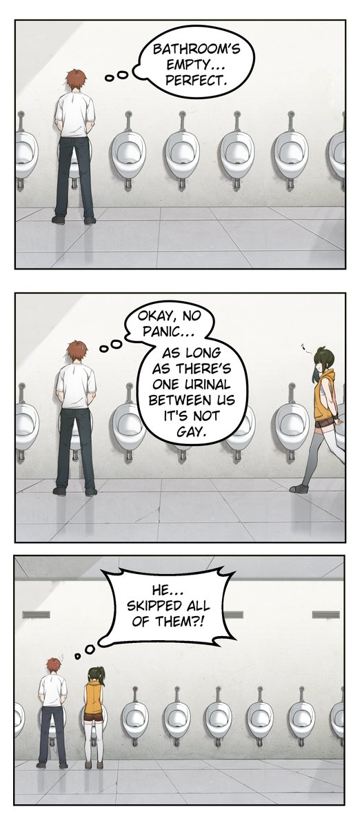 Merryweatherey's tweet image. The Bathroom Code