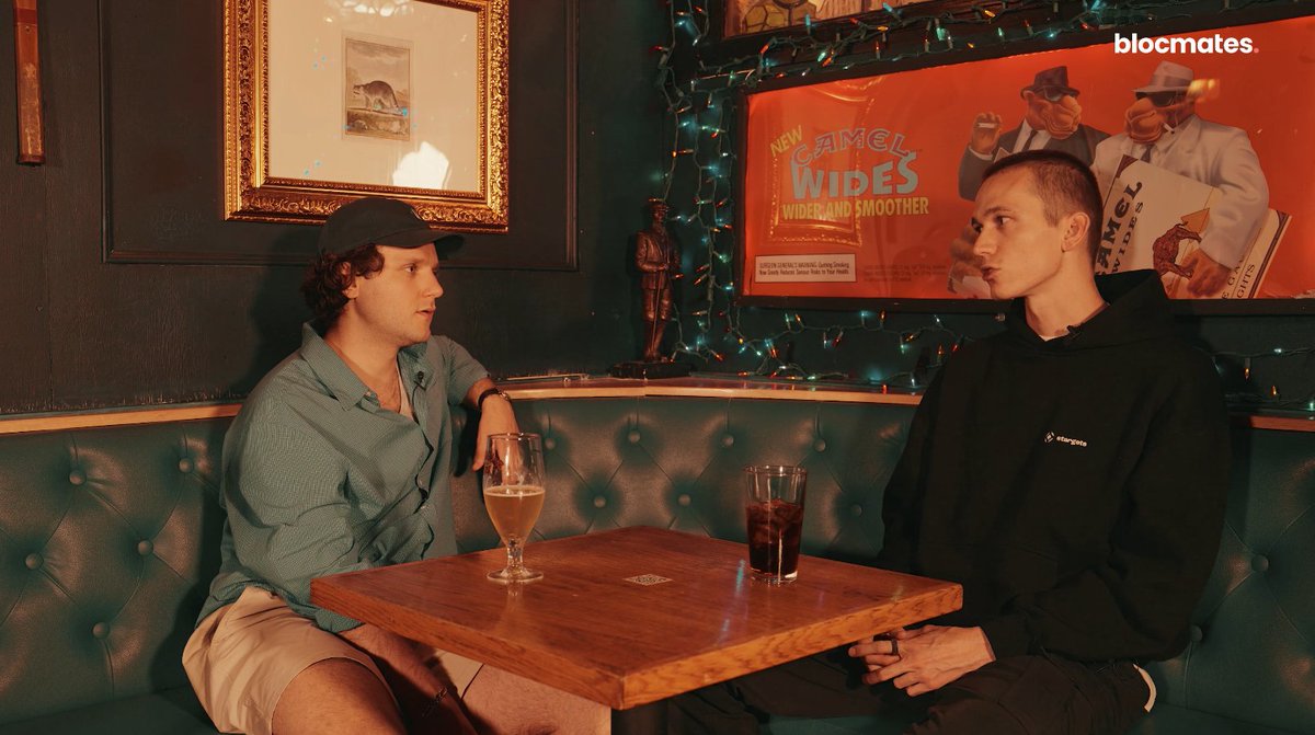 alexblocmates's tweet image. This year we made crypto interviews watchable again. 

We've dragged it back to the fact that we are all actual human beings who enjoy decent content. 

You’ll have seen it all over the timeline: our Off the Record series. Selfishly we wanted to make stuff we think is cool…