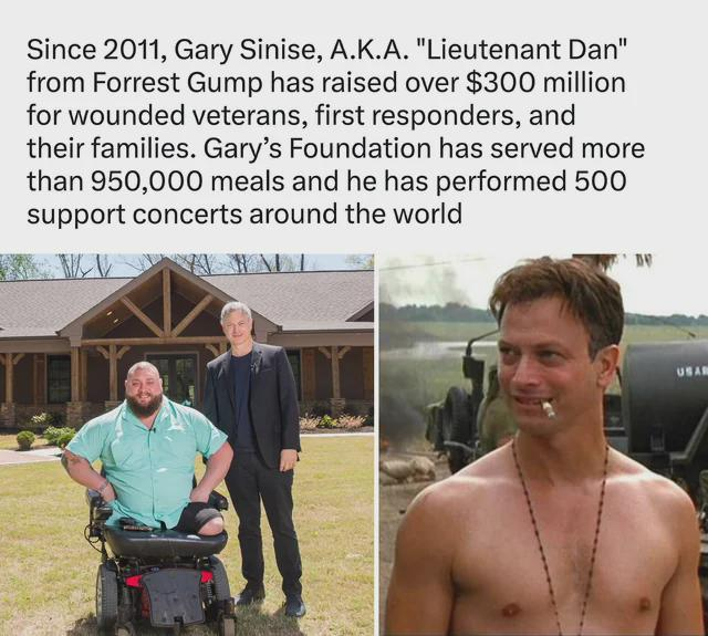 ILA_NewsX's tweet photo. @BarackObama Gary Sinise honors veterans. https://t.co/JuddPwj2Xy